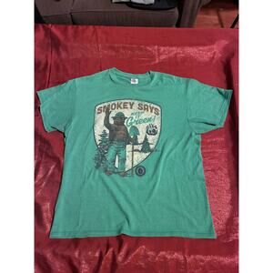 Delta Pro Weight T-Shirt Mens L Smokey Says Keep It Green Graphic Tee Retro